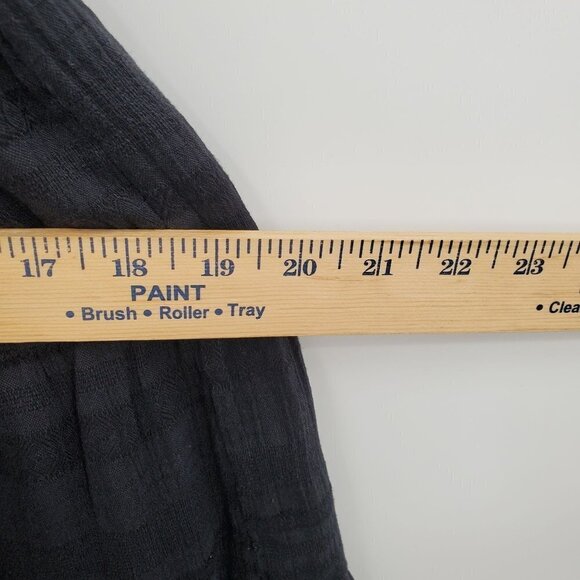 American Eagle Smock Mini Dress Halter Sleeveless Open Back Medium Womens Black - Picture 10 of 11